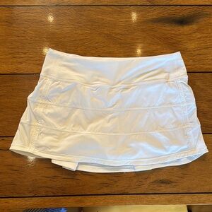 Lululemon White Tennis Skirt